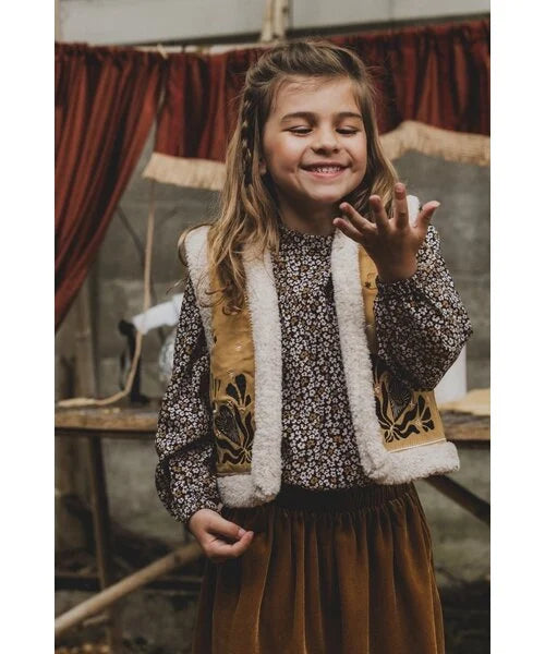 Looxs geborduurde bodywarmer