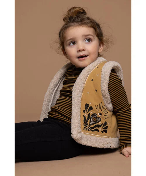 Looxs geborduurde bodywarmer