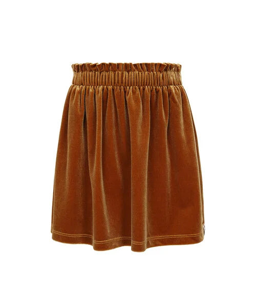 LOOXS Little Velours rokje Oker