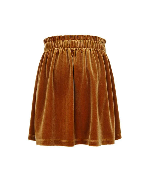 LOOXS Little Velours rokje Oker