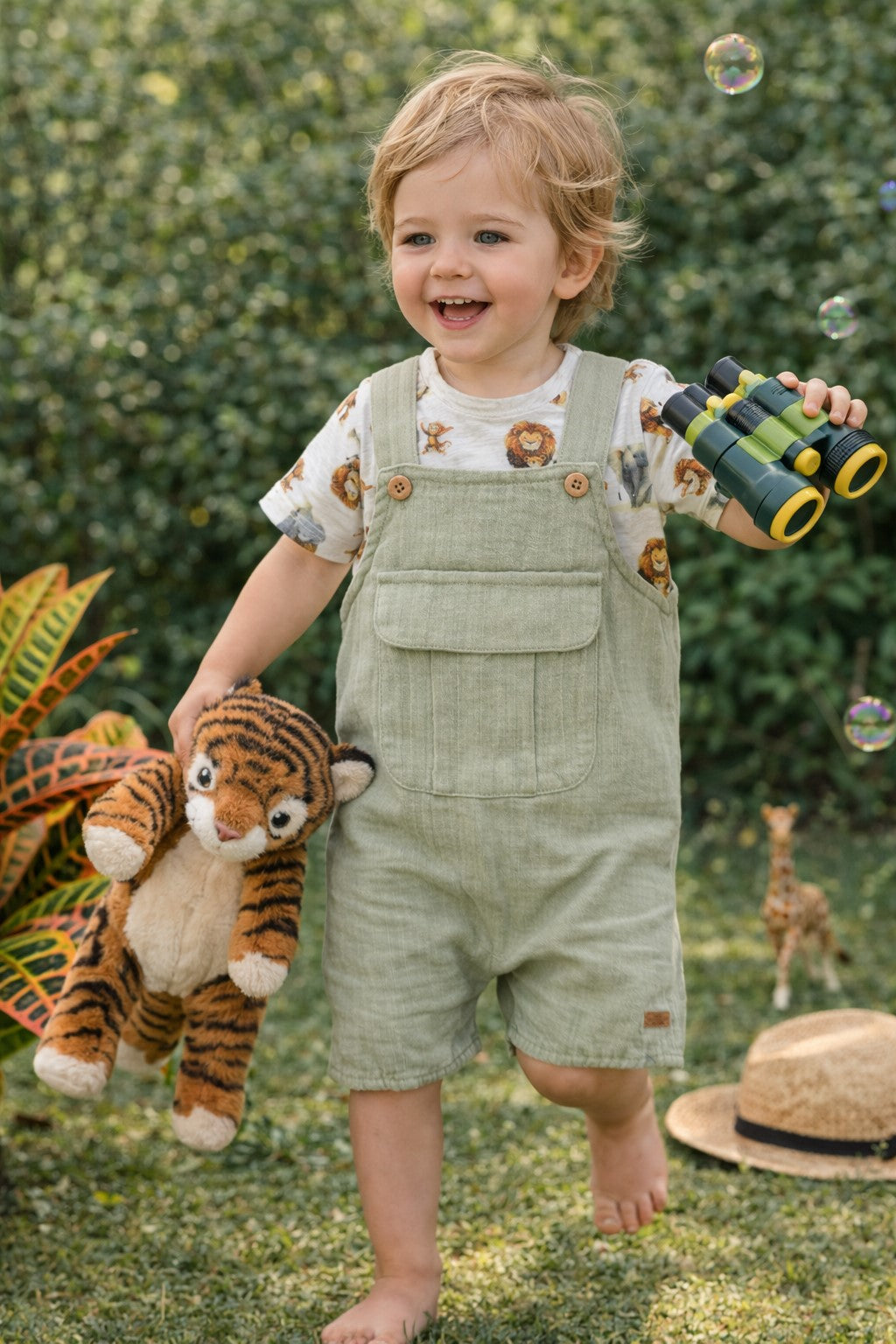 🦁 Jungle Avontuur Set – Little Explorer Style 🌿