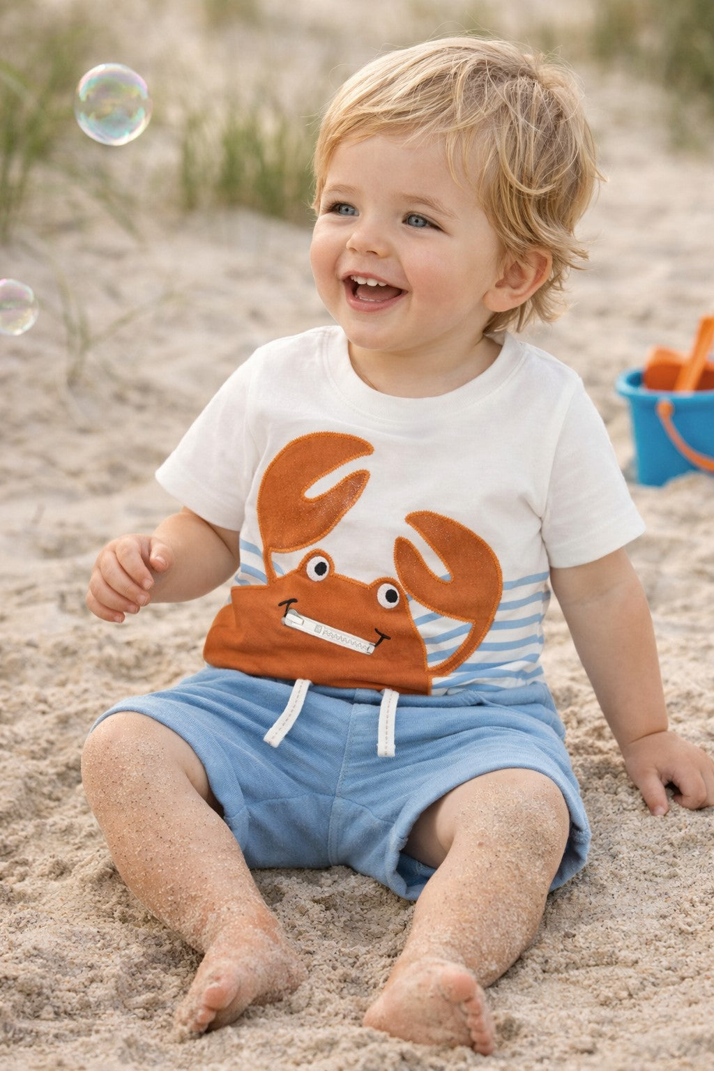 🦀 Sunny Beach Set – Little Crab Explorer 🌊