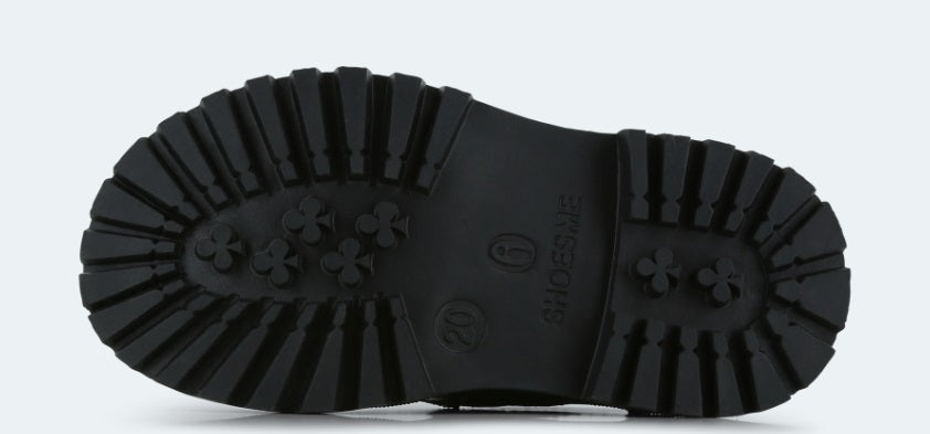 Shoesme zilveren brogue veterschoen